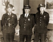 Chief Boyd with Officers Funk and Ritter